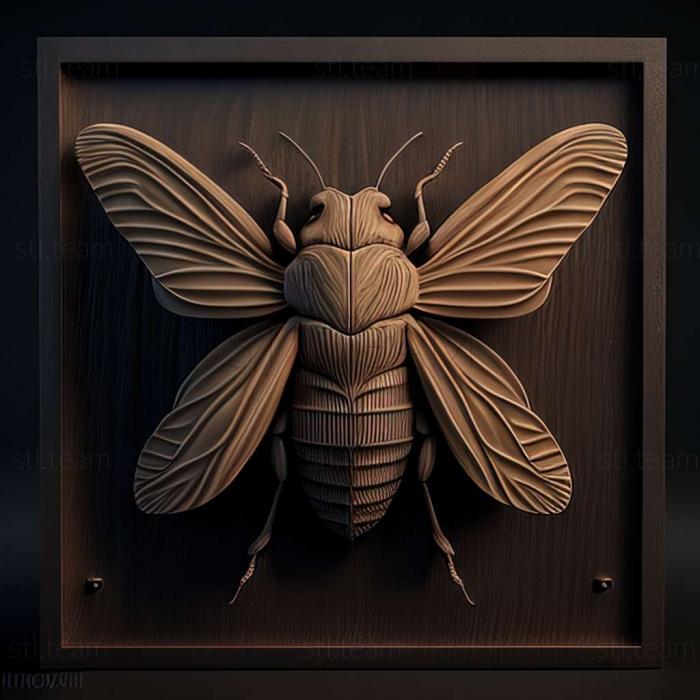 3D модель Grammoptera ruficornis (STL)